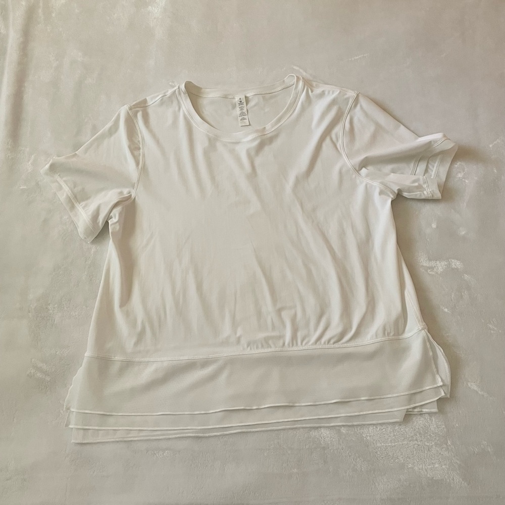 White Lululemon Workout Top
